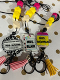Teacher lanyard